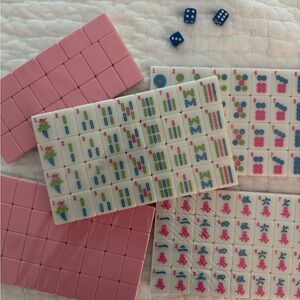 Colorful Mahjong Set - Brand Unknown